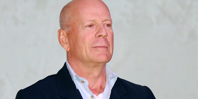 Actor Bruce Willis attends CocoBaba and Ushopal activity Nov. 4, 2019, in Shanghai, China.