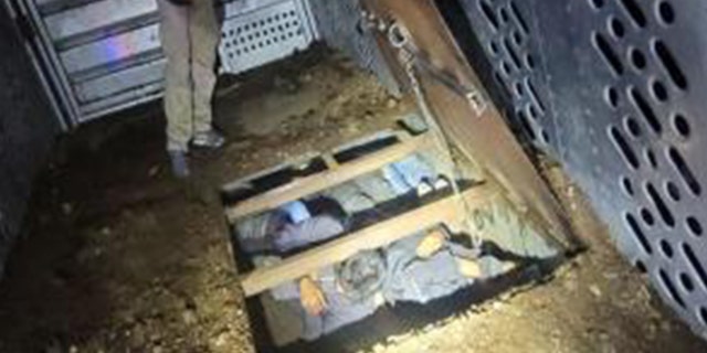 Nine illegal immigrants in a closed room with no possibility of escape.
