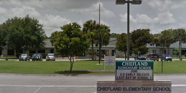 Paige Ehlers, 27, was placed on administrative leave from Chiefland Elementary School in Chiefland, Florida.
