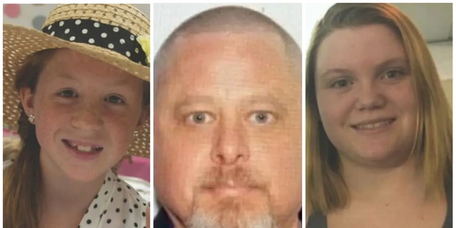 Indiana State Police announced Monday that Richard Allen, center, has been arrested on two counts of murder for the deaths of Libby German, 14, (left) and Abby Williams, 13, nearly six years ago.