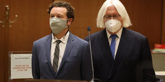 Danny Masterson in court with his attorney