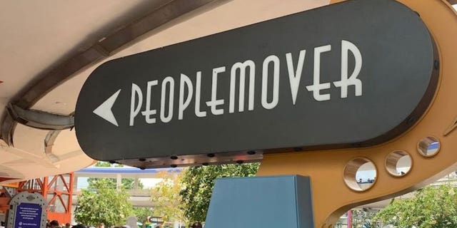 The Tomorrowland Transit Authority Peoplemover Attraction at the Magic Kingdom, Walt Disney World, July 11, 2022, Florida.