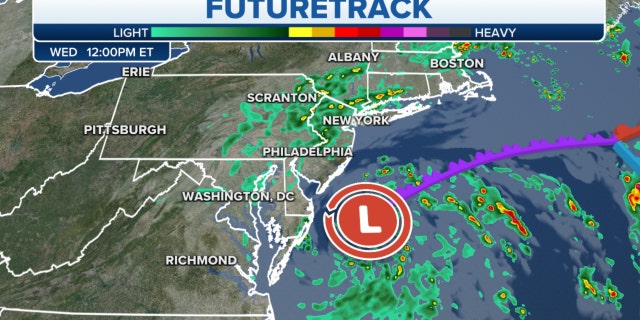 The futuretrack for the East Coast