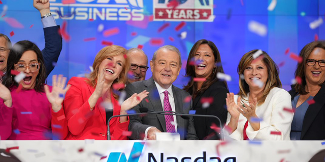 Fox Business Network President Lauren Petterson and the network's stars celebrated FBN's 15th anniversary by ringing the Nasdaq opening bell.