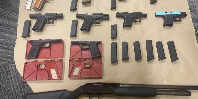 Authorities recovered a number of ghost guns and other firearms during the arrest of three suspects in the death of a California religion student.