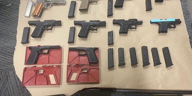 Authorities recovered a number of ghost guns and other firearms during the arrest of three suspects in the death of a California religion student.