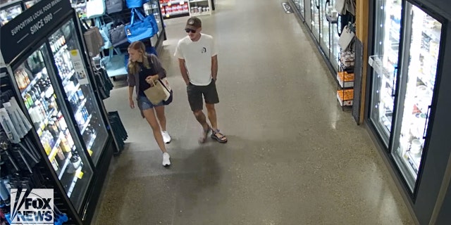 Gabe Pettito and Brian Laundry surf the dairy aisle.