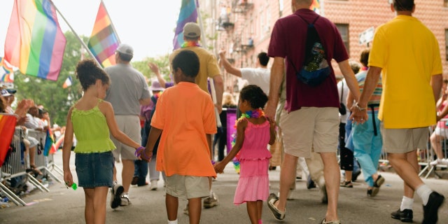 Children in Gay Pride parade