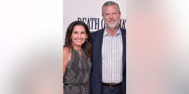 Jerry Falwell Jr., right, eventually resigned as president of Liberty in August 2020. He also filed a defamation lawsuit against the school, which he dropped soon after.
