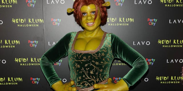 Heidi Klum as Fiona from "Shrek." 