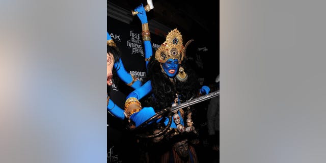 Halloween queen Heidi Klum teases 'claustrophobic' costume ahead of famous party's return 11 Heidi Klum dressed up as the Hindu goddess Kali in 2008, which drew criticism.
