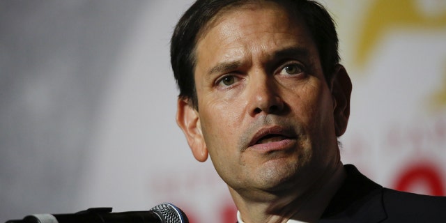 Senator Marco Rubio, a Republican from Florida, speaks in Hollywood, Florida, US, on Saturday, July 23, 2022. 