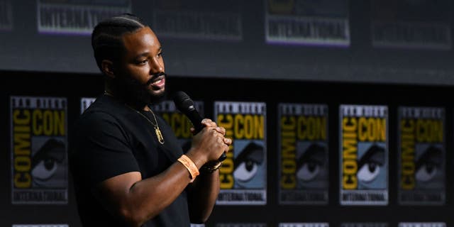 Director Ryan Coogler spoke about the late Chadwick Boseman as he presented "Black Panther: Wakanda Forever" at Comic-Con International in San Diego.