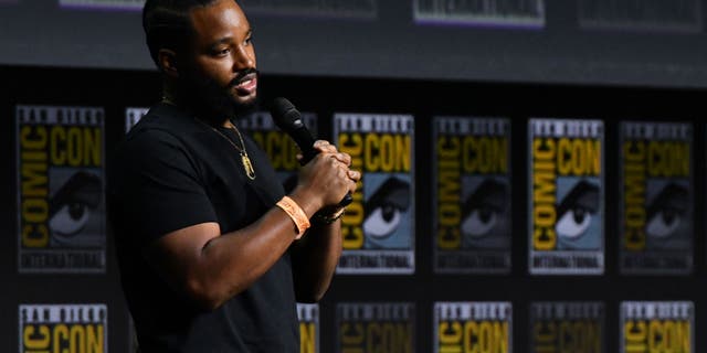 Director Ryan Coogler spoke about the late Chadwick Boseman as he presented "Black Panther: Wakanda Forever" at Comic-Con International in San Diego.
