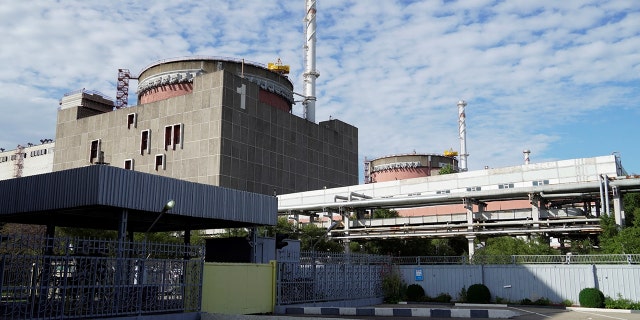 This photo, taken on September 11, 2022, shows a general view of the Zaporizhzhia nuclear power plant.