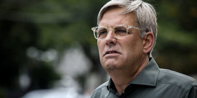 Bob Stefanowski holds a news conference on his plans for taxes if he becomes governor of Connecticut.