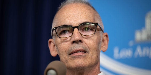Acting Los Angeles City Council President Mitch O'Farrell announces that he is canceling this Fridays city council meeting Thursday, Oct. 13, 2022.