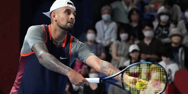 Nick Kyrgios in Tokyo