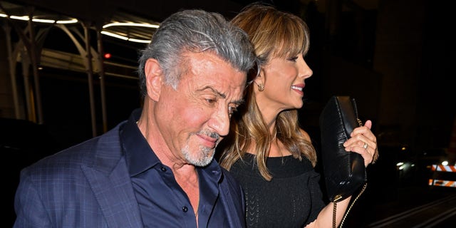 Sylvester Stallone and Jennifer Flavin dined at The Polo Bar in New York, two weeks after a judge temporarily suspended divorce proceedings.