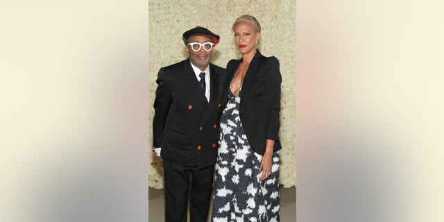 Spike Lee and his wife Tonya Lewis Lee posed for a photo at the Gala.