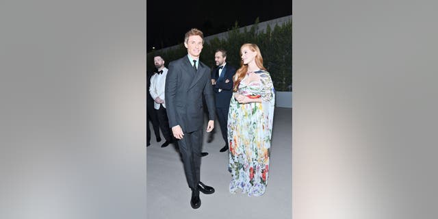Jessica Chastain and Eddie Redmayne, co-stars in "The Good Nurse," hung out together.
