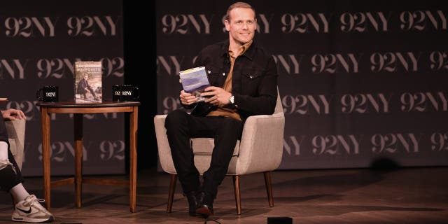 Scottish actor/author Sam Heughan attends "Waypoints: An Evening with Sam Heughan" at The 92nd Street Y, New York on Oct. 17, 2022 in New York City.