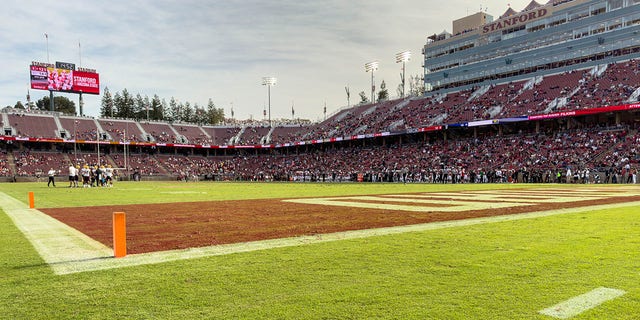 A general view of Stanford Stadium during an NCAA Pac-12 college football game between the Arizona State Sun Devils and the Stanford Cardinal on Oct.  22, 2022 at Stanford Stadium in Palo Alto, California.  