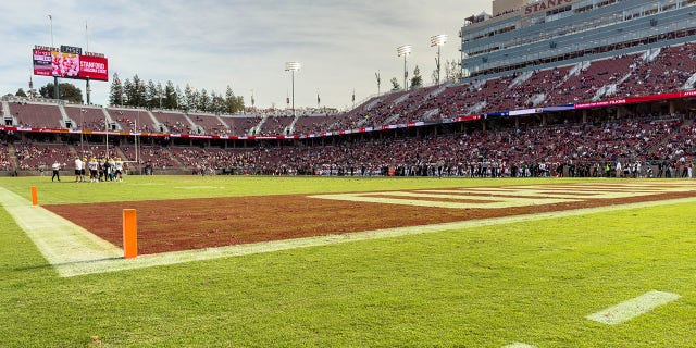 A general view of Stanford Stadium during an NCAA Pac-12 college football game between the Arizona State Sun Devils and the Stanford Cardinal on Oct. 22, 2022 at Stanford Stadium in Palo Alto, California.