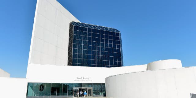 FILE - A view of the John F. Kennedy Presidential Library and Museum in Boston, Massachusetts on April 6, 2014.