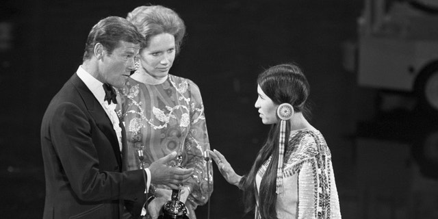 At the 1973 Academy Awards, Sacheen Littlefeather refused the Academy Award for Best Actor on behalf of Marlon Brando who won for his role in The Godfather.