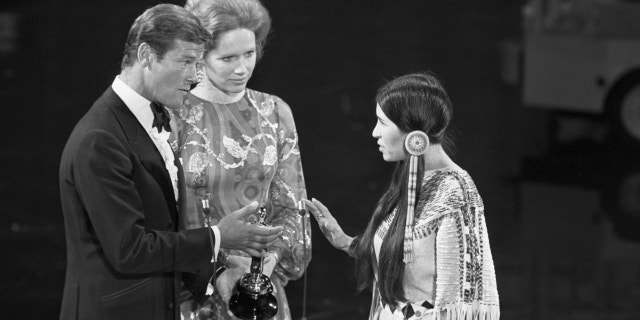 At the 1973 Academy Awards, Sacheen Littlefeather refused the Academy Award for Best Actor on behalf of Marlon Brando who won for his role in The Godfather.