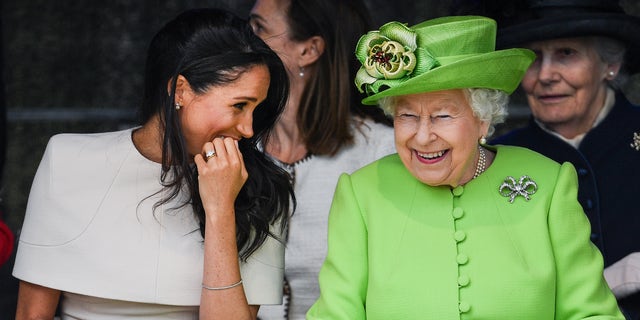 Queen Elizabeth II and Meghan Markle enjoyed their first engagement together in 2018.