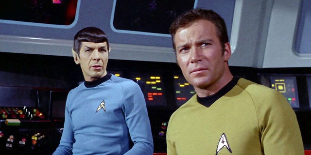 William Shatner, right, starred alongside Leonard Nimoy in the seiminal "Star Trek" series.