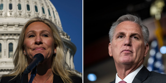 Georgia GOP Rep. Marjorie Taylor Greene warned House Minority Leader Kevin McCarthy, Calif., that he needs to give her more "power" and "leeway" to please Republican voters if the party wins control of Congress.