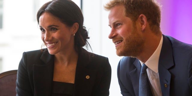 Prince Harry, Duke of Sussex and Meghan, Duchess of Sussex attend the WellChild awards in 2018.