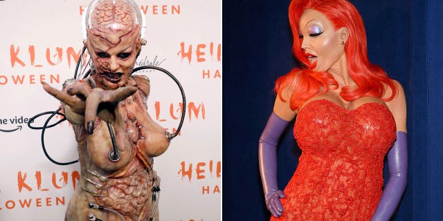 Heidi Klum has had several extravagant Halloween costumes in the past.