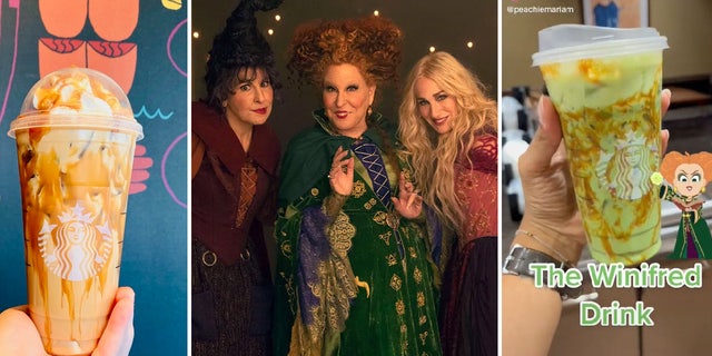 Starbucks customers and workers are creating drinks inspired by Disney's "Hocus Pocus" franchise.