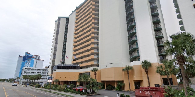 The site where 34-year-old Markell Hope fell to his death