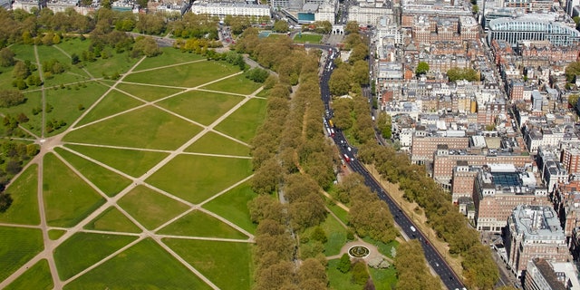 An aerial view of London's Hyde Park, where Tash spoke and sometimes stoked backlash for publicly debating Islam and the Koran, including one incident in which she was reportedly stabbed in the face by Islamic extremists.