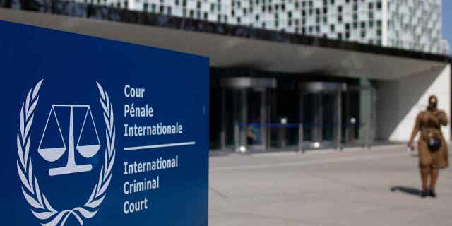 A view of the exterior view of the International Criminal Court in The Hague, Netherlands.