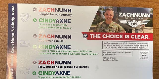 Iowa state Sen. Zach Nunn is running to represent Iowa's 3rd Congressional District in Congress.