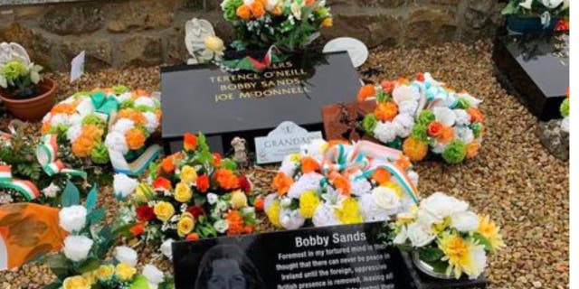 Grave of Bobby Sands in Milltown Cemetery