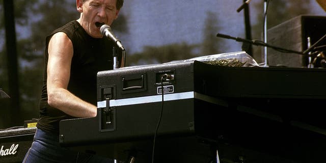 Jerry Lee Lewis performs at MJC Stadium in California on June 9, 1988.