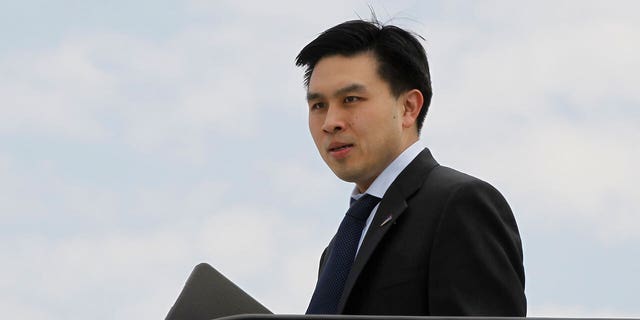 Republican California controller nominee Lanhee Chen, a former policy adviser for the Mitt Romney presidential campaign.