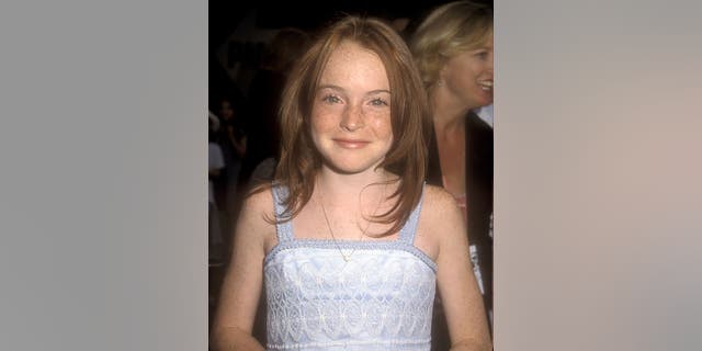 Lindsay Lohan pictured at the premiere of "Parent Trap" in 1998.