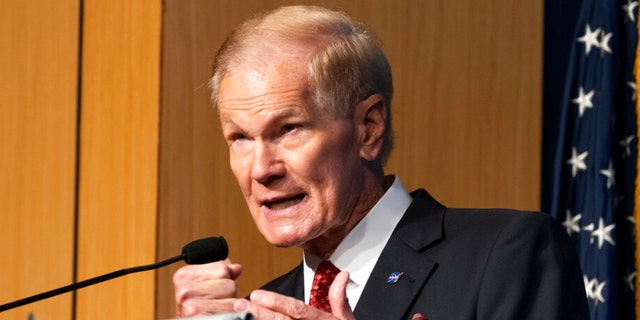 Administrator Bill Nelson speaks during a media briefing at NASA headquarters on October 11, 2022 in Washington, DC