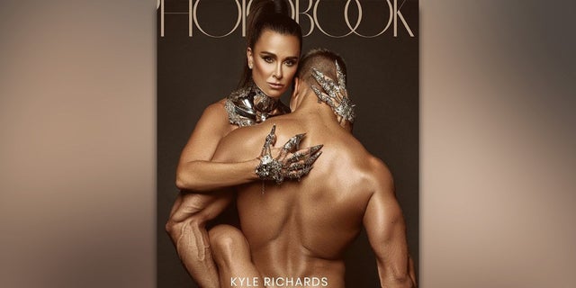 Kyle Richards posed for sultry photos for a magazine cover ahead of the premiere of "Halloween Ends."