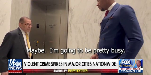 Fox News' Gianno Caldwell asking Rep. Jerry Nadler about the spike in violent crime