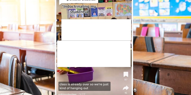 New Jersey teacher, Nairobi Colon, discusses "they/them" pronouns with 4th-grade students.