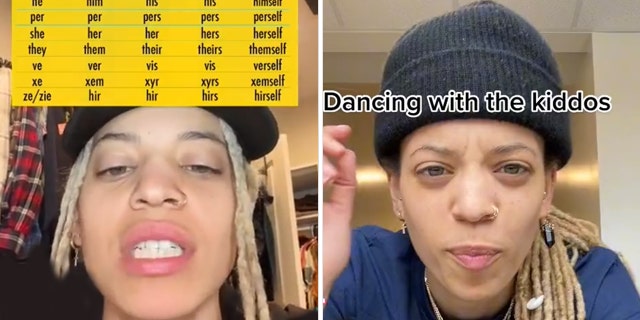Nairobi Colon discusses 'neo-pronouns' on TikTok.
